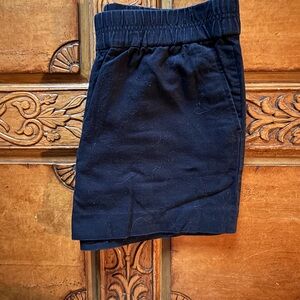 J. Crew Dark Blue Knit Shorts